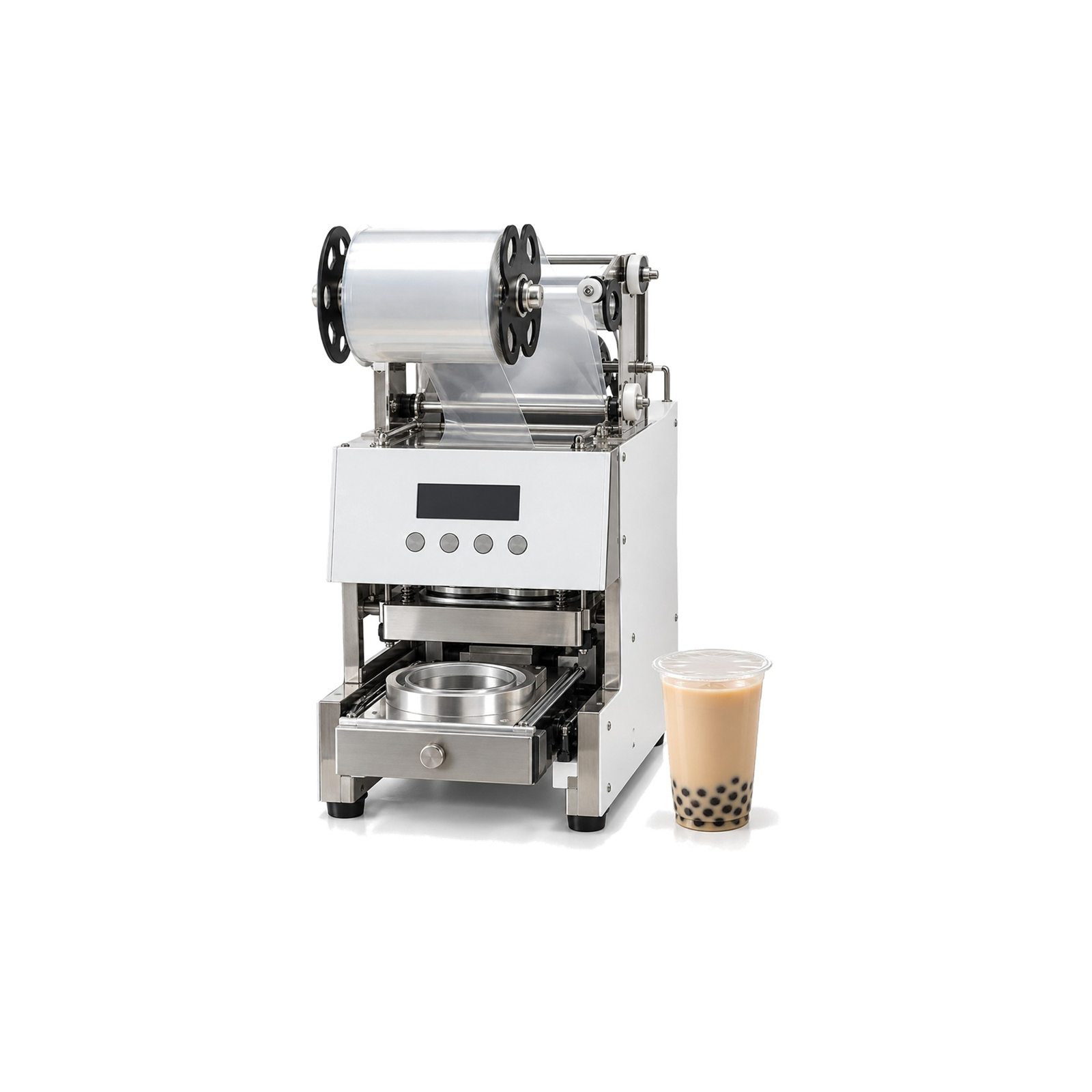Automatic cup sealer