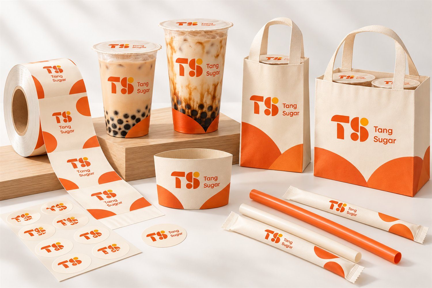 TS Tea custom packaging